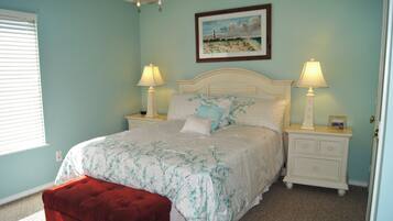 Condo, Multiple Beds, Pool Access, Ocean View (Sea Cloisters 305C) | 3 bedrooms, individually decorated, individually furnished, bed sheets