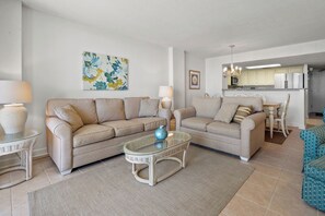 Condo, Multiple Beds, Pool Access, Beach View (Shoreham Towers 2C) | Living area - Shoreham Towers 2C (North Myrtle Beach)