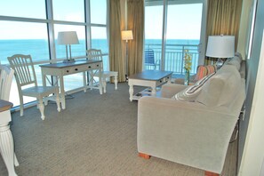 Condo, Multiple Beds, Jetted Tub, Ocean View (Seaside Resort 1003) | Living area