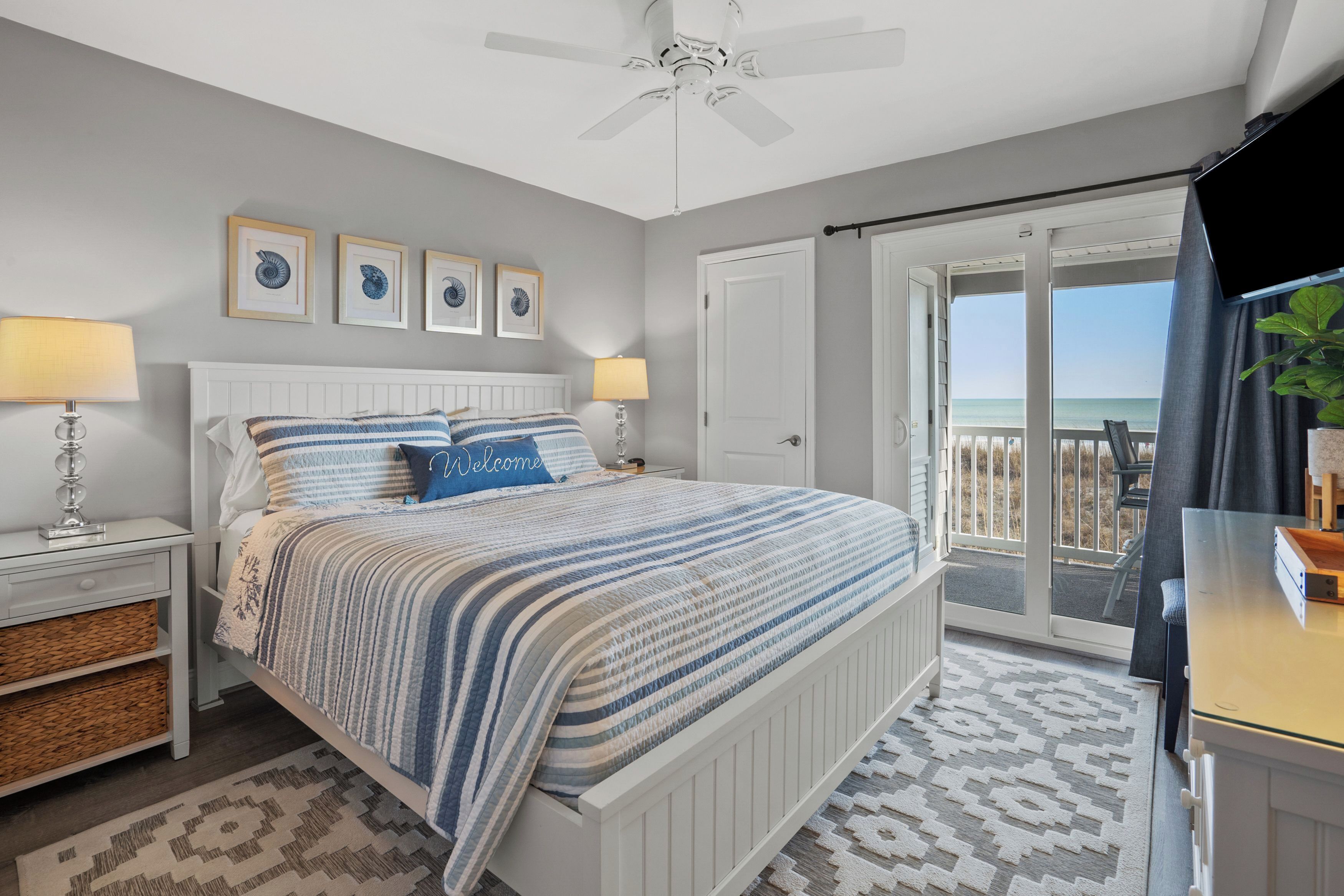 Condo, Multiple Beds, Pool Access, Ocean View (Sea Cloisters 204D) | 2 bedrooms, individually decorated, individually furnished, bed sheets