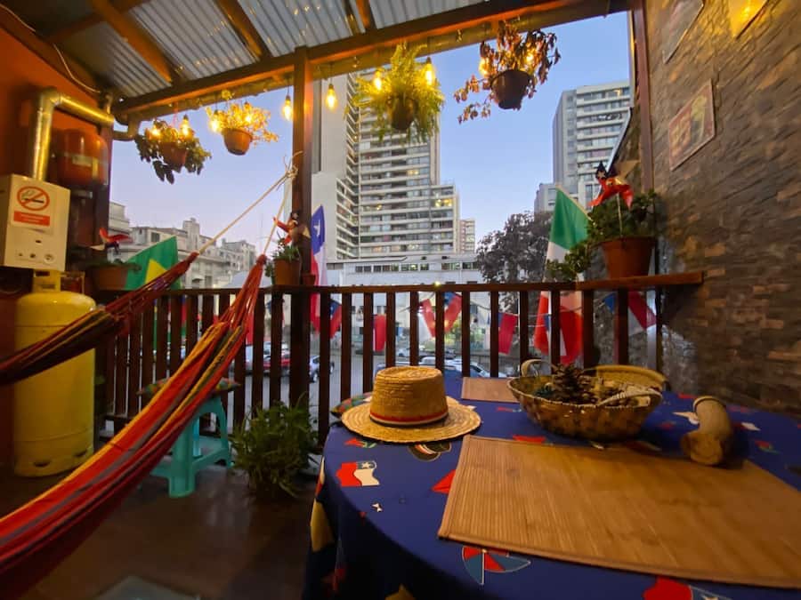 Quarto casal luxo | Terraço/pátio