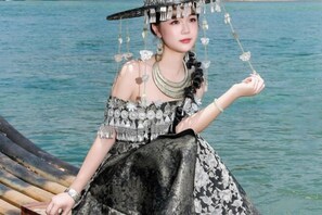 View from property - Yangshuo West Street Jiahe Holiday Hotel (Longtoushan Wharf Branch) (Yangshuo)