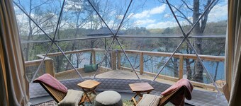 Stunning Lakeside Glamping Dome