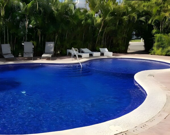 Alberca al aire libre 