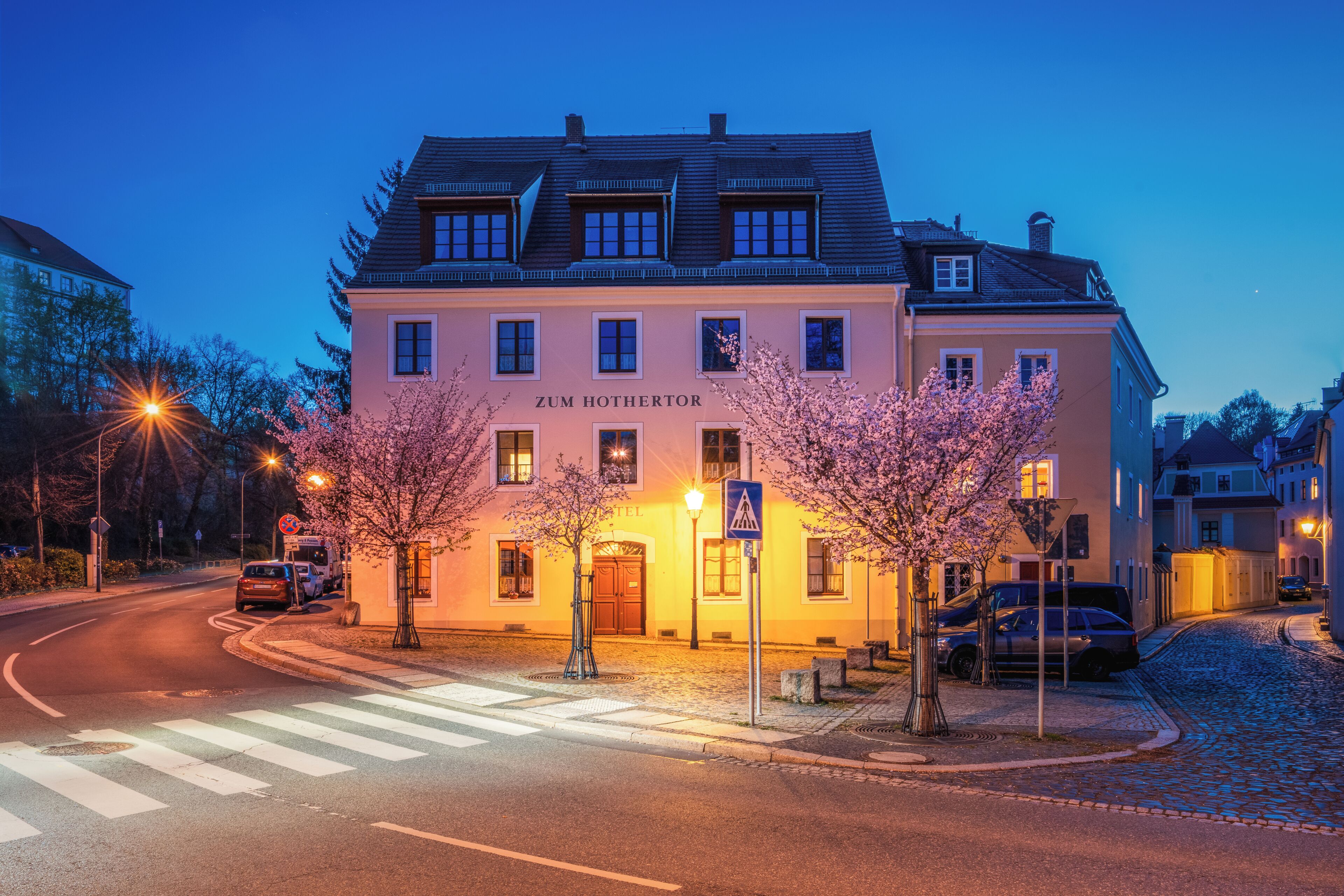 Façade de l’hébergement