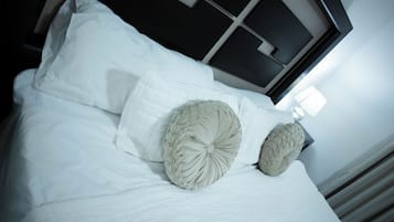 Appartement, balkon | 2 slaapkamers, verduisterende gordijnen, een strijkplank/strijkijzer