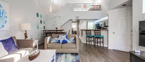 Televisión, chimenea