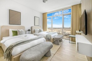 2 bedrooms, desk, iron/ironing board, free WiFi