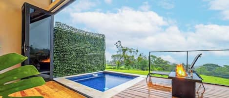 Bungalow Supérieur, piscine privée, vue colline
