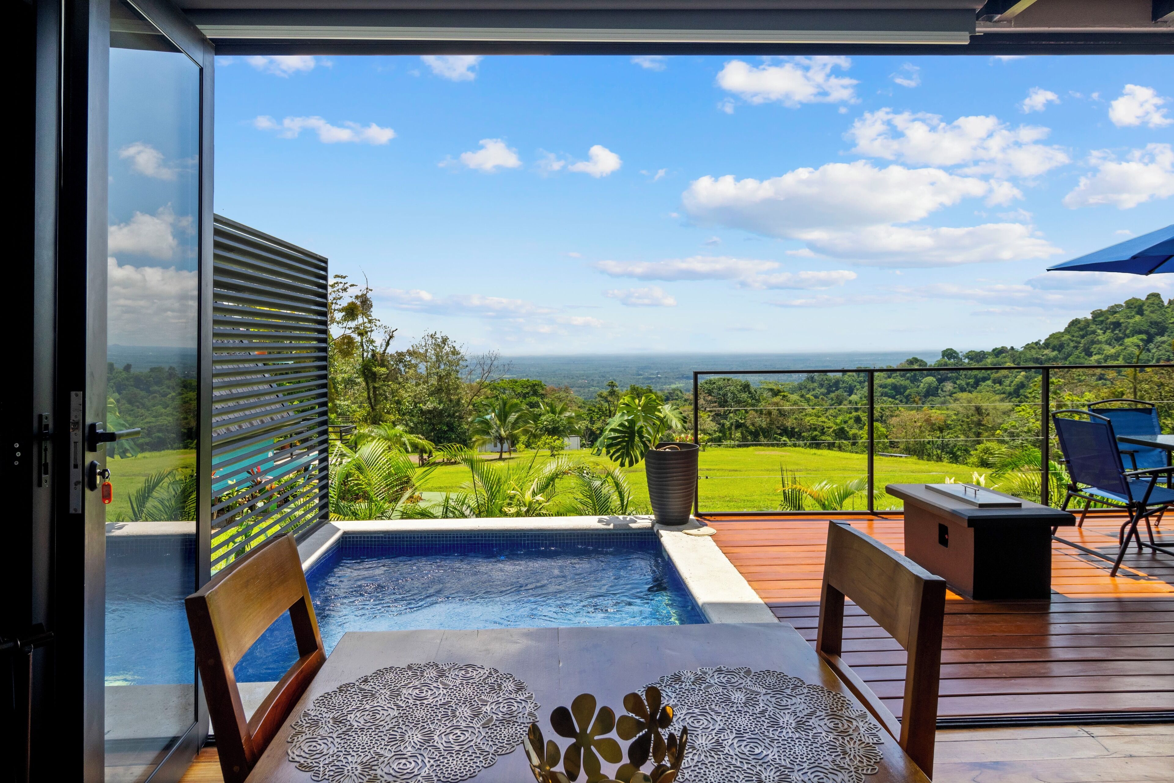 Superior Bungalow, Private Pool, Hill View | View from room