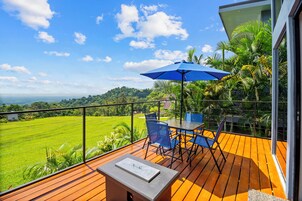 Superior Bungalow, Private Pool, Hill View | Terrace/patio