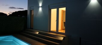 House with private pool and parking in the Barrosa Beach, Novo Santi Petri