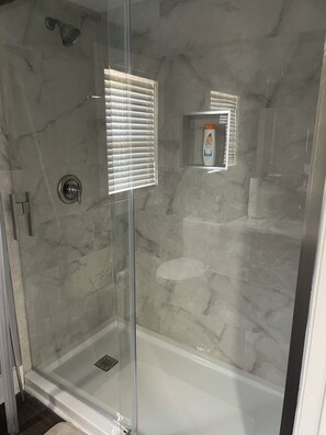 Towels, soap, toilet paper