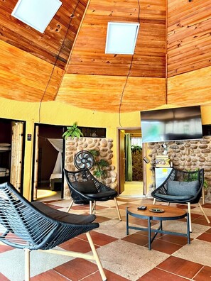 Property grounds - Villa ecoluxury with artificial beach and mini cinema by the pool (Melgar)