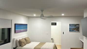 1 chambre, fer et planche Ă repasser, Wi-Fi, draps fournis