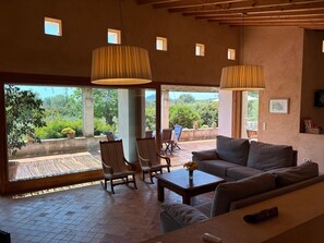 TV, fireplace - Country House 'Son Gener' with Private Pool, Private Terrace and Wi-Fi (Son Servera)