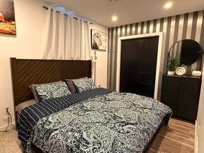 1 chambre, fer et planche Ă repasser, Wi-Fi, draps fournis