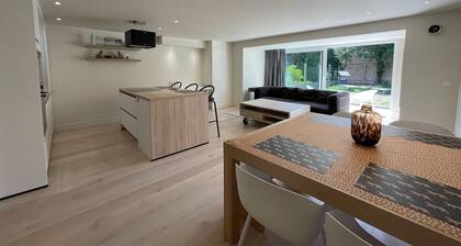 Modern flat with garden