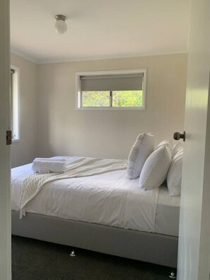 2 bedrooms, iron/ironing board, travel crib, WiFi