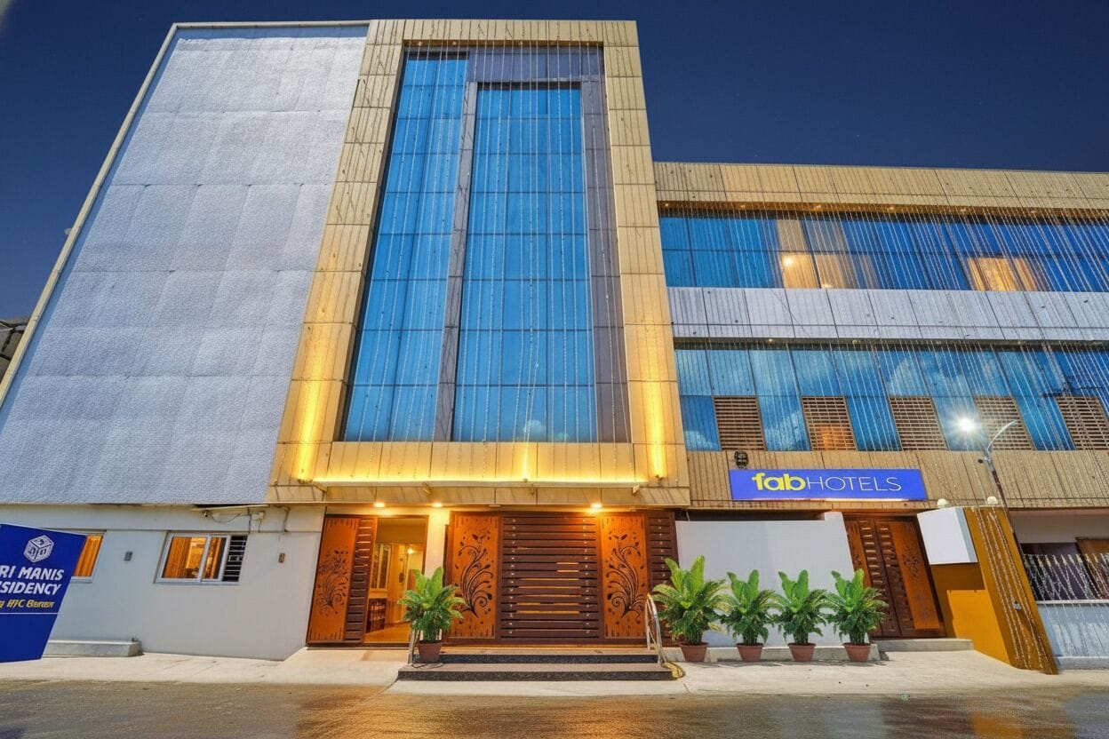 Majoituspaikan julkisivu