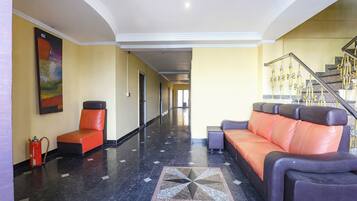 Sitteområde i lobbyen