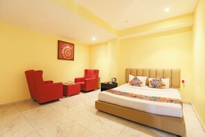 Habitación Premium | Sábanas de algodón egipcio, ropa de cama de alta calidad, caja fuerte