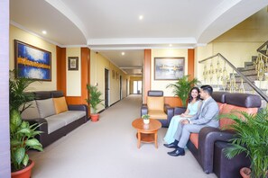 Sitteområde i lobbyen