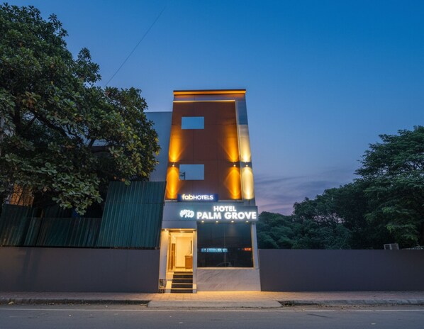 Overnatningsstedets indgangsparti