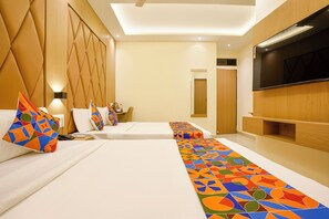 Luxury Room | Egyptian cotton sheets, premium bedding, in-room safe, free WiFi - FabHotel Prime Palm Grove (Mumbai)