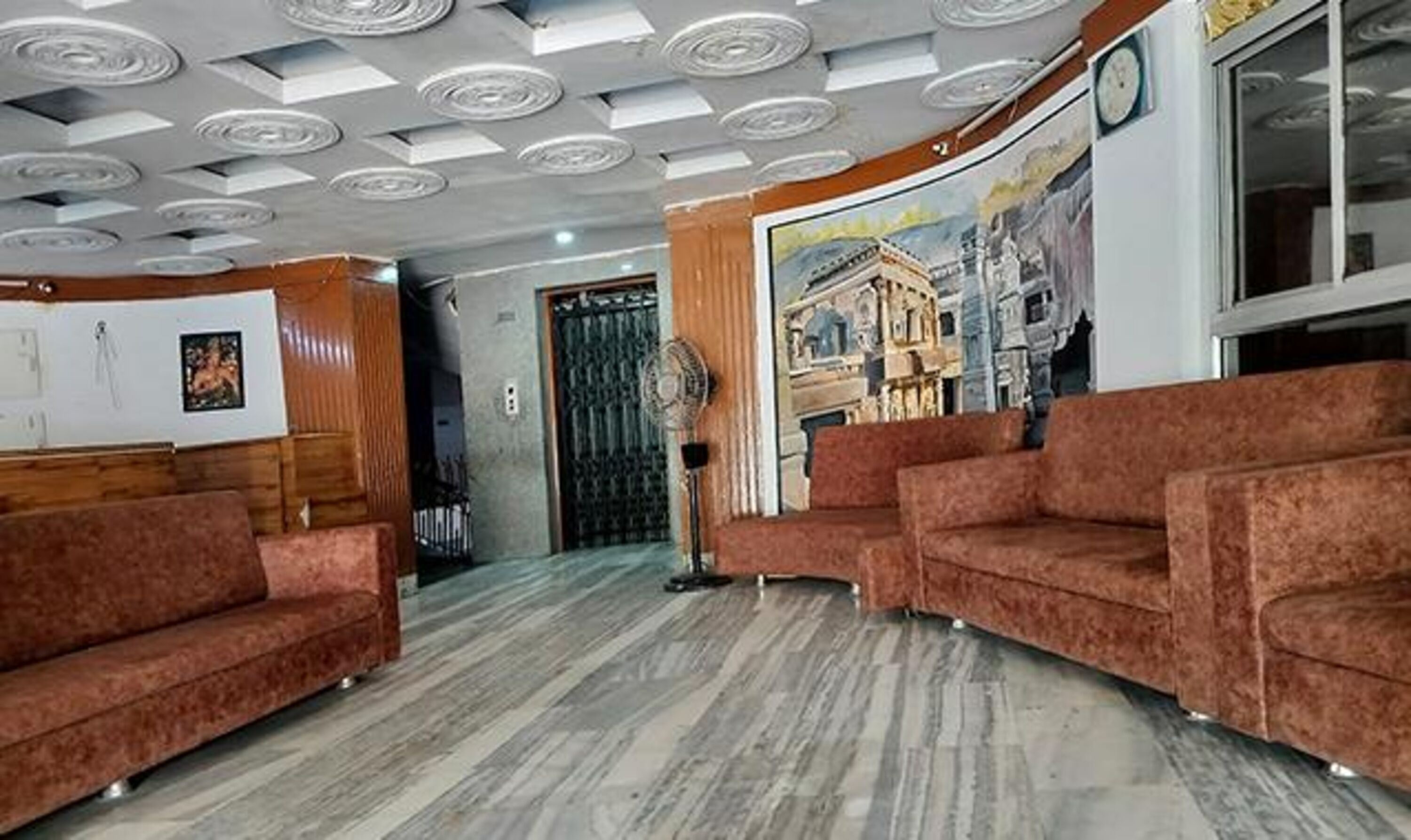 Lobby sitting area
