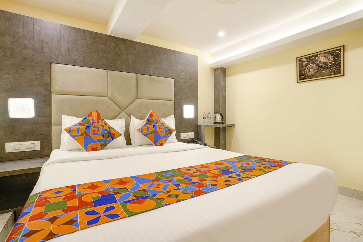 Phòng Deluxe | Bộ trải giường bằng vải cotton Ai Cập, bộ đồ giường cao cấp