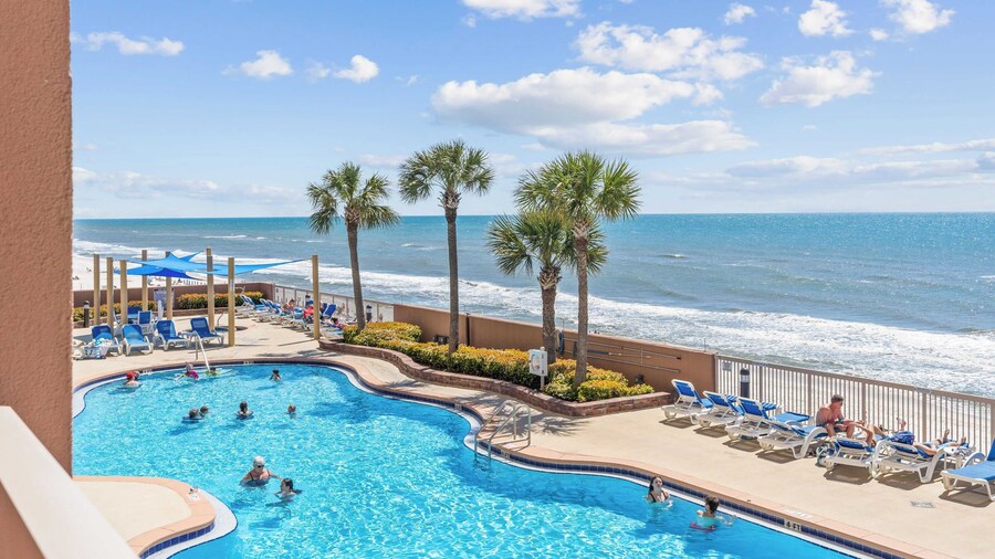 Oceanfront Condo w/ Pool + Pier Park Access Front Beach Retreat by Avantstay