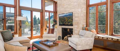 Téléviseur connecté, foyer, livres