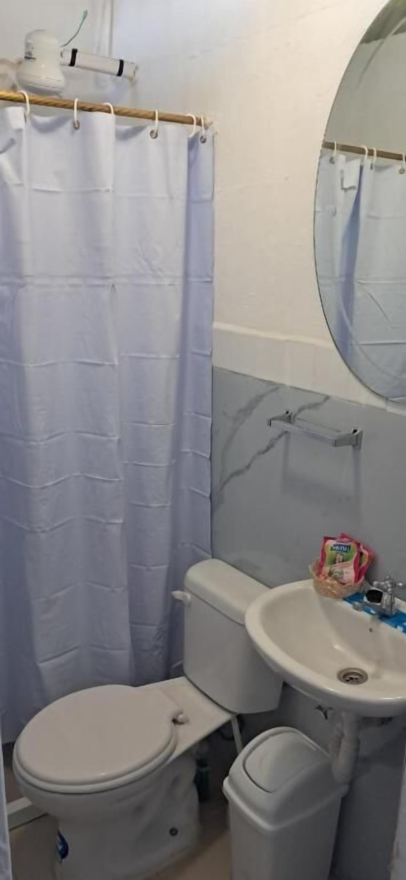 Towels, soap, shampoo, toilet paper