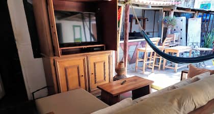 Old style 8 rooms lodge with BIG common areas in the famous fishing Village SJDS