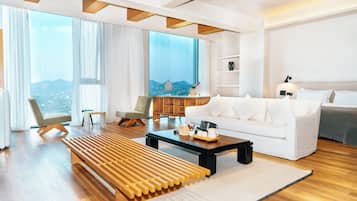 Panoramic Double Room, Hill View | Premium bedding, minibar, desk, laptop workspace