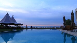 Front of property – evening/night