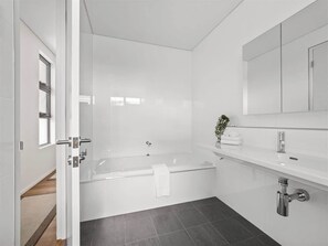 Shower, hair dryer