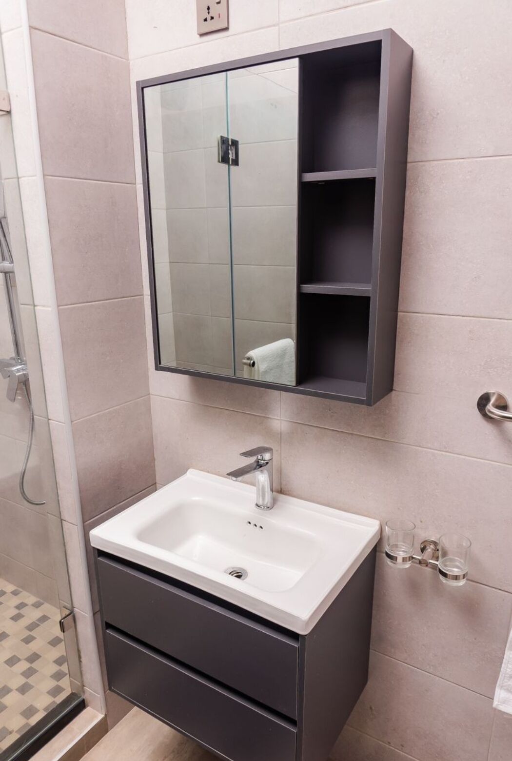 Håndklær, såpe og toalettpapir