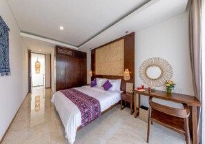 2 عدّة غرف نوم وواي فاي وملاءات أسرّة