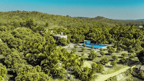 Fassade der Unterkunft