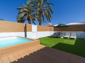 Bangalô | Piscina | Piscina interna, piscina externa