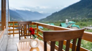 Superior Room, Mountain View | Balcony view - Chirag Haveli Retreat (Manali)