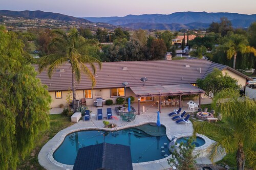 Temecula Wine Country Home w/ Pool, Hot Tub, Game Room & Vineyard Views