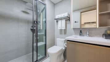 1 bedroom, desk, laptop workspace, blackout drapes