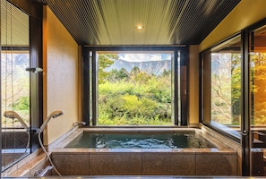 Separate bathtub and shower, free toiletries, hair dryer, slippers - hakone kaorukaze (Hakone)