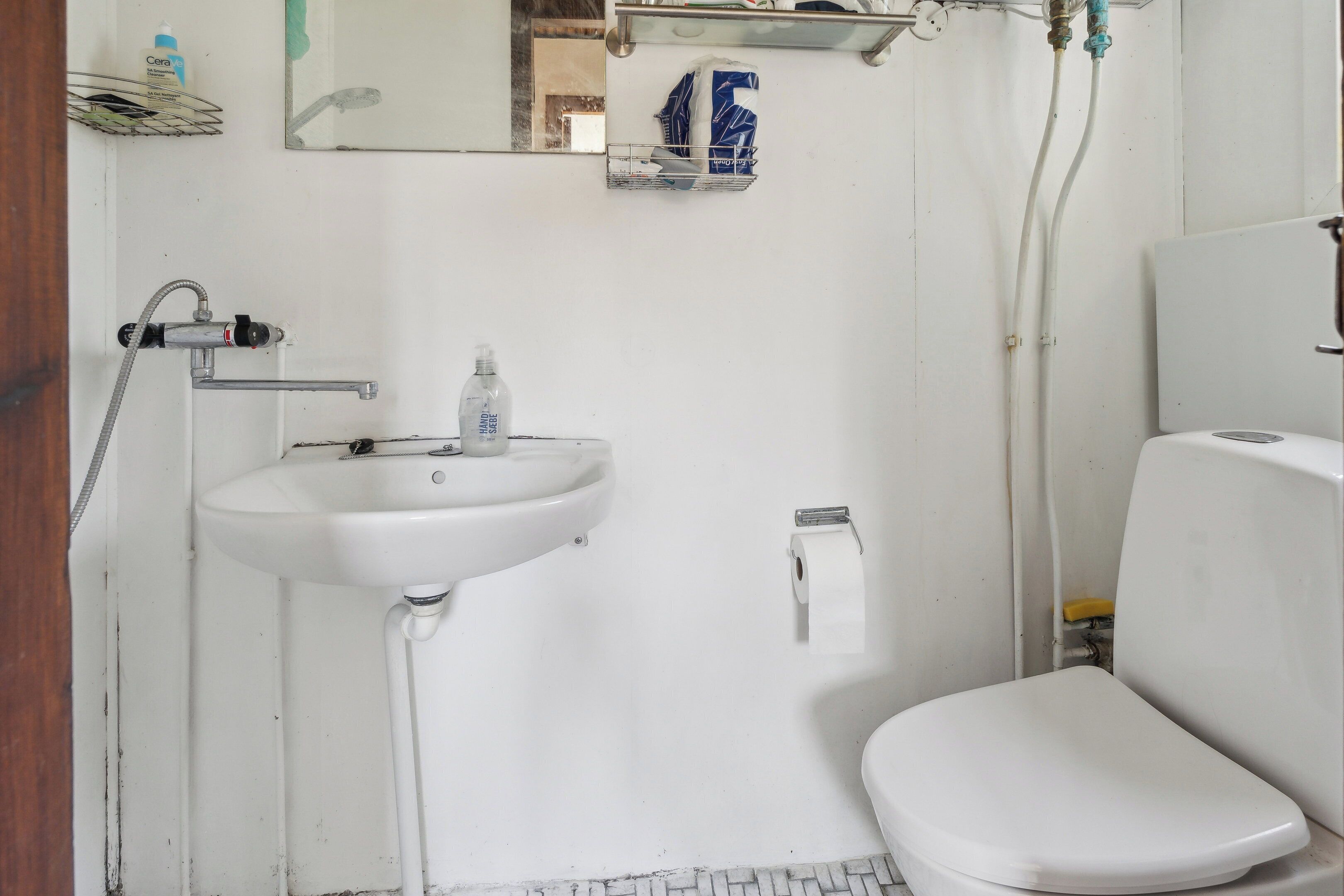 Shower, hair dryer