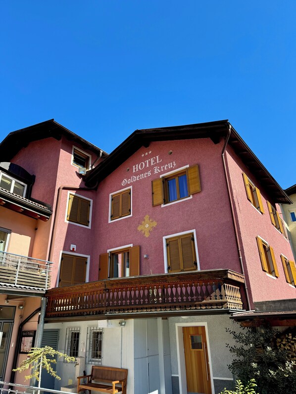 Voorkant van accommodatie