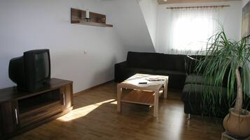Fernseher, Tischtennisplatte