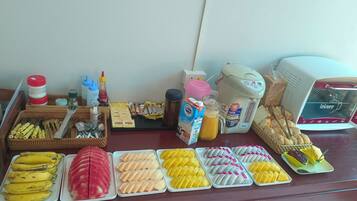 Petit déjeuner continental compris tous les jours